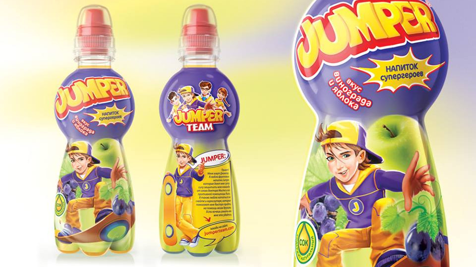 Редизайн упаковки напитка Jumper
